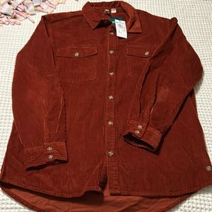 NWT Women’s Roxy Corduroy Shirt Small
